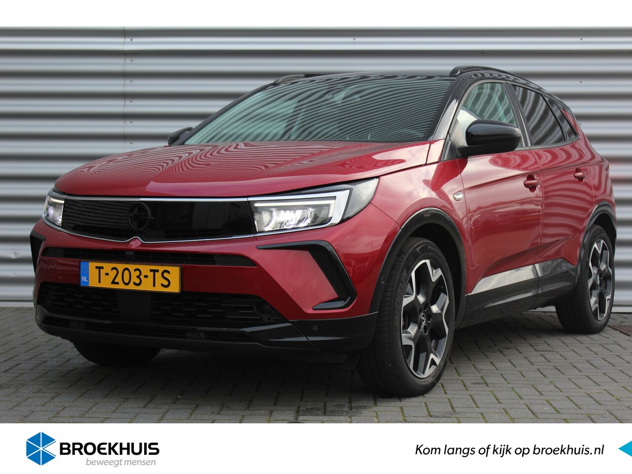 Opel Grandland - 1.2 TURBO 130PK LEVEL 4 ULTIMATE AUTOMAAT / NAVI / LEDER / CLIMA / LED / PDC / AGR / 19" L - AutoWereld.nl