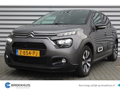 Citroën C3 - 1.2 PURETECH 110PK MAX AUTOMAAT / NAVI / LEDER / CLIMA / LED / PDC / 16" LMV / CAMERA / KE