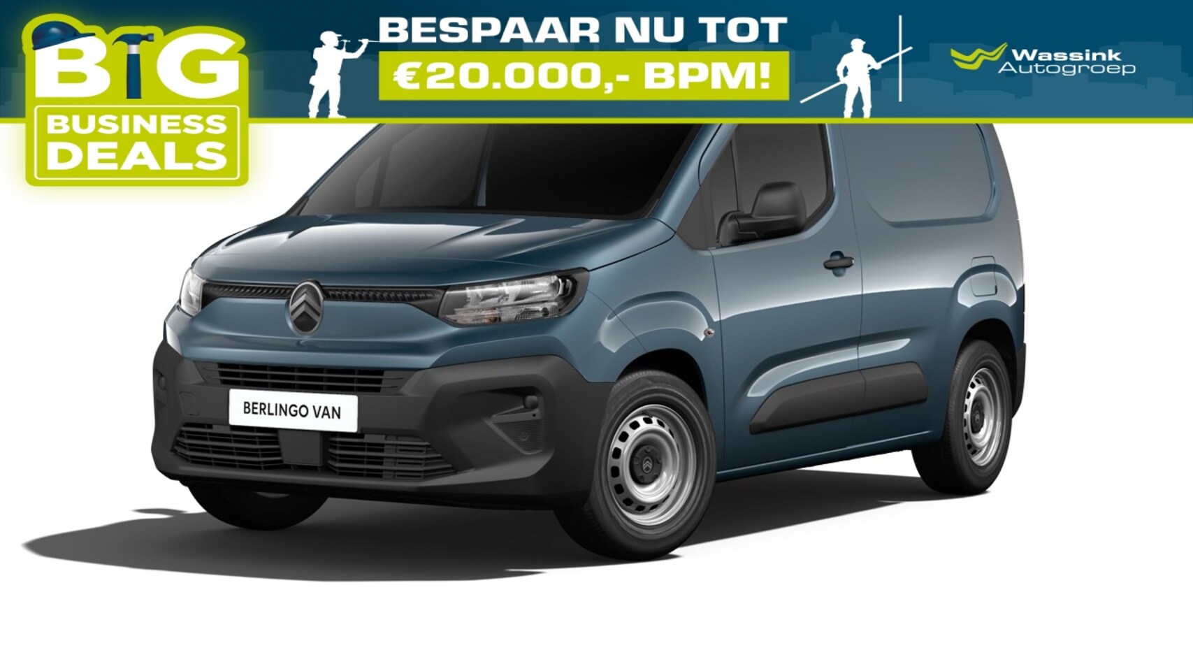 Citroën Berlingo - GB 1.5 BlueHDi 130pk S&S EAT8 L2 | Verhoogd laadvermogen | Cruise Control | Airco | Blueto - AutoWereld.nl