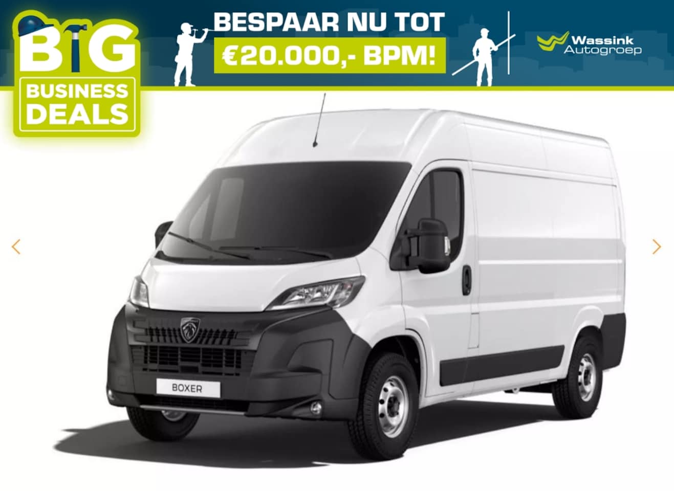 Peugeot Boxer - GB 2.2 140PK BlueHDi S&S L2H2 35 Zwaar | Cruise Control | Achteruitrijcamera | Trekhaak - AutoWereld.nl