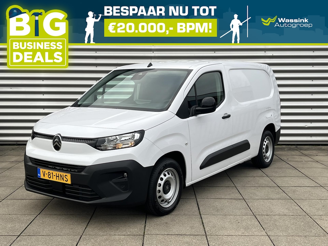 Citroën Berlingo - Van GB 1.5 BlueHDi 100pk L2 verhoogd laadvermogen | Navigatie | Airco | Cruise Control - AutoWereld.nl