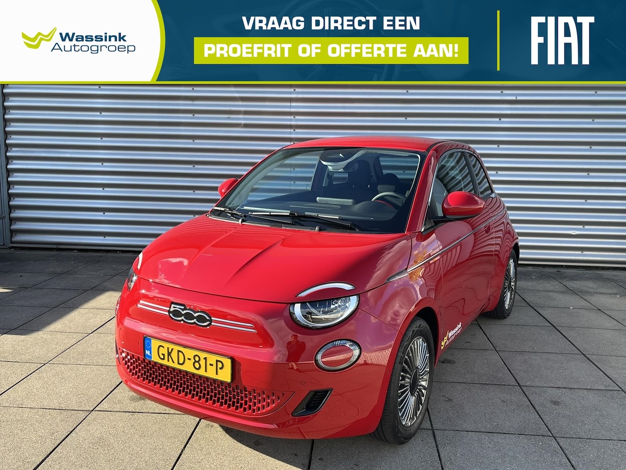 Fiat 500 - 42kWh 118pk Aut Urban I Pack Style I U connect I Navigatie by App - AutoWereld.nl