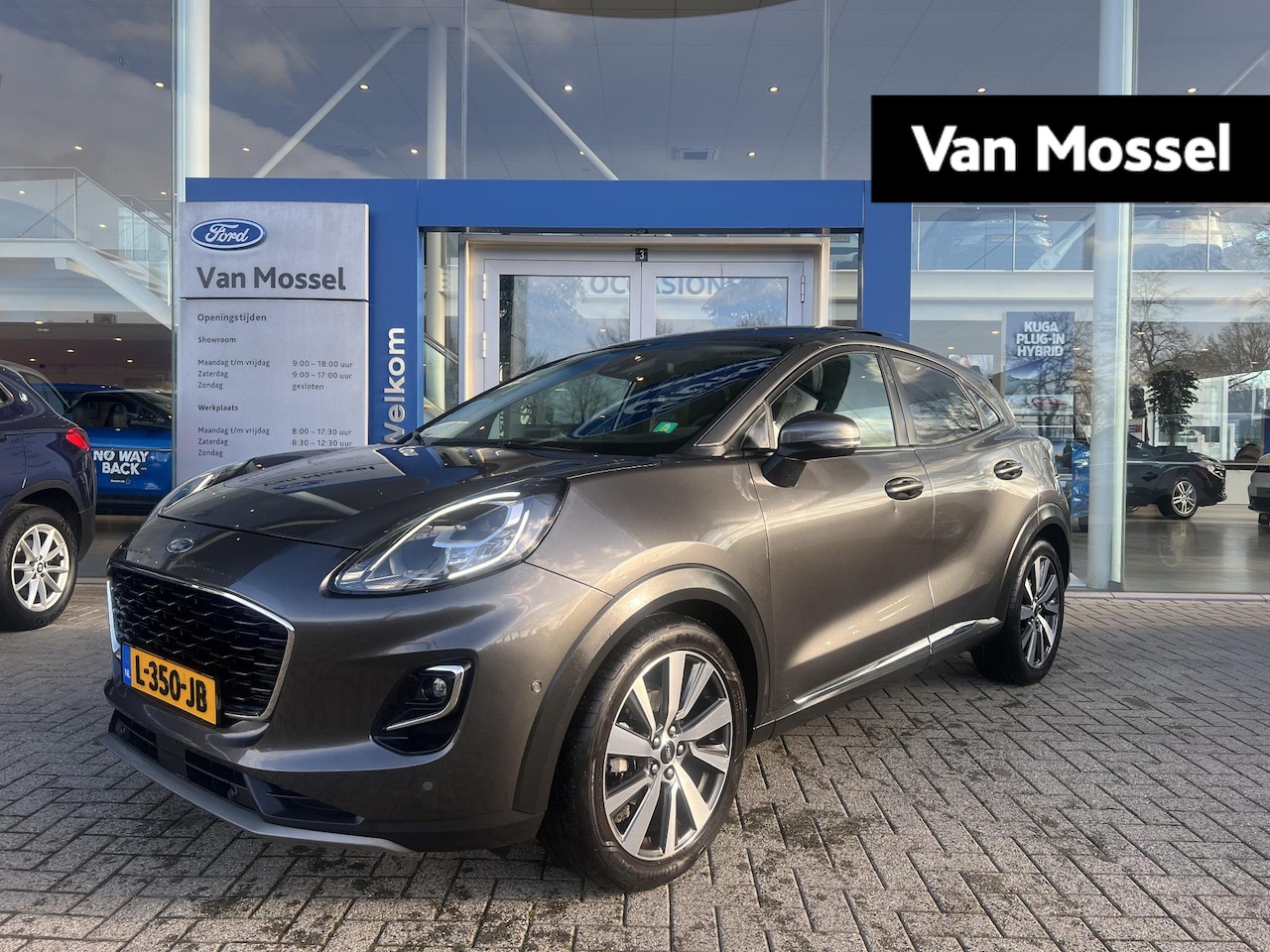 Ford Puma - 1.0 EcoBoost Hybrid Titanium X | Full Options! | Trekhaak | | Panoramadak | Dodehoekdetect - AutoWereld.nl