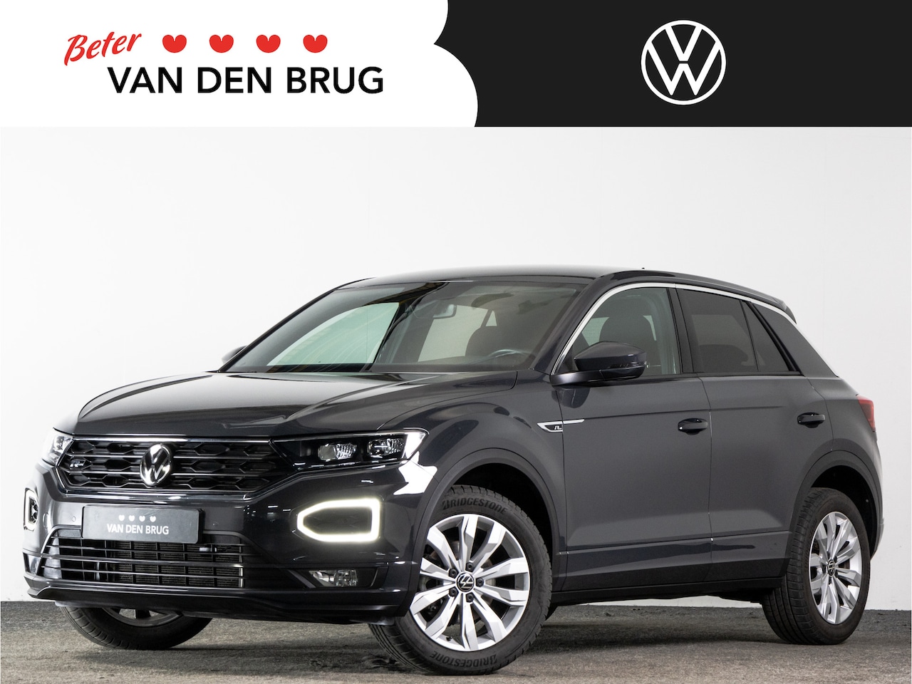 Volkswagen T-Roc - R-Line 1.5 TSI 150 pk Automaat | LED | Adaptieve cruise | Keyless | Stoelverwarming | - AutoWereld.nl