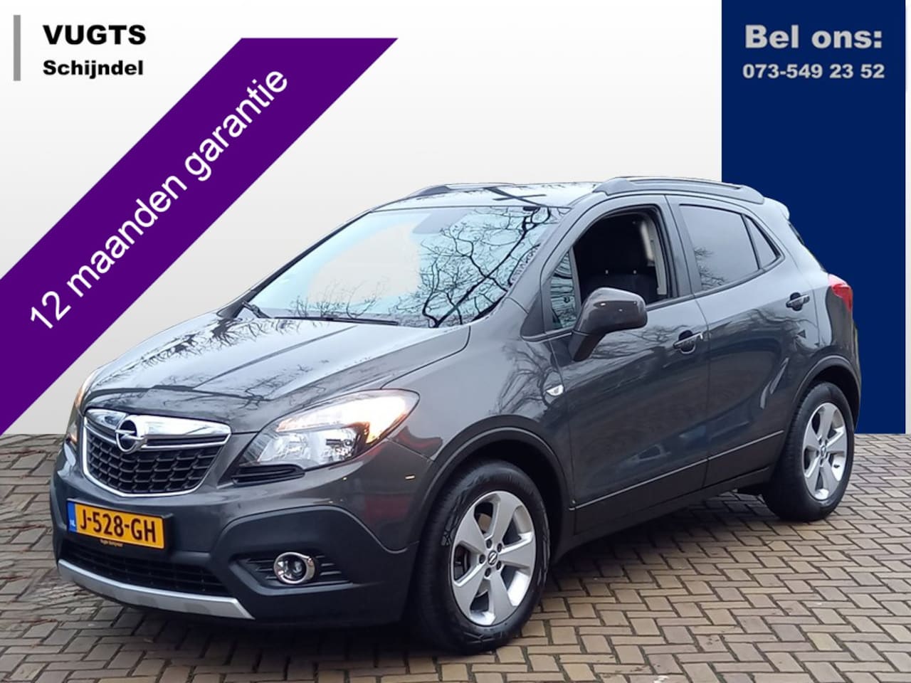 Opel Mokka - 1.6 16v 116-pk Edition 1200 kg geremd aanhangwagen gewicht - AutoWereld.nl