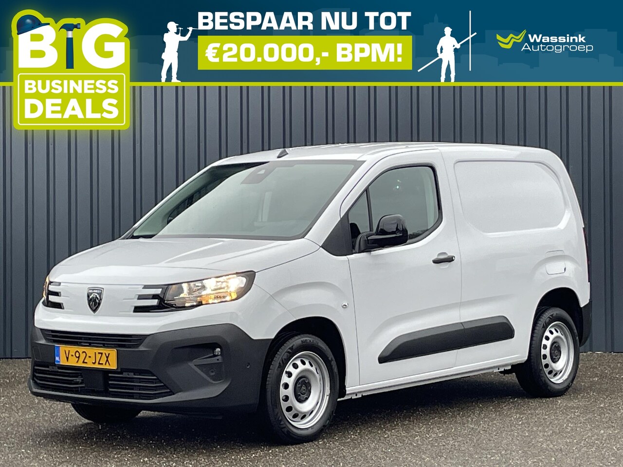 Peugeot Partner - 1.5 BlueHDi 100pk L1 | Cruise Control | Airco | PDC Achter | Camera | Navigatie - AutoWereld.nl