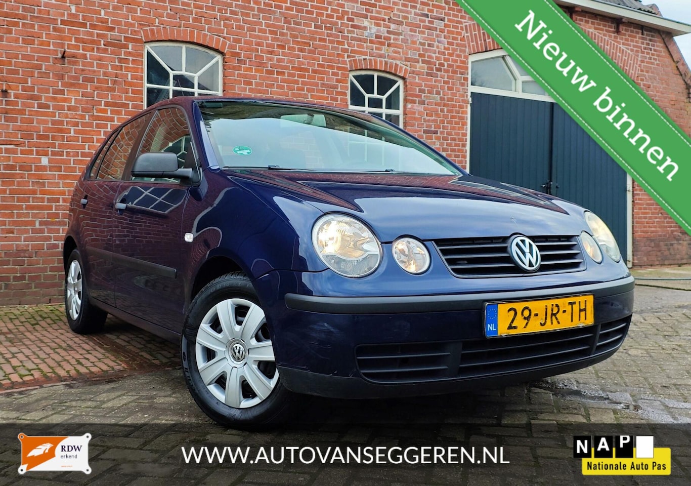 Volkswagen Polo - 1.2-12V Comfortline 5 drs. Trekhaak Nieuwe APK - AutoWereld.nl