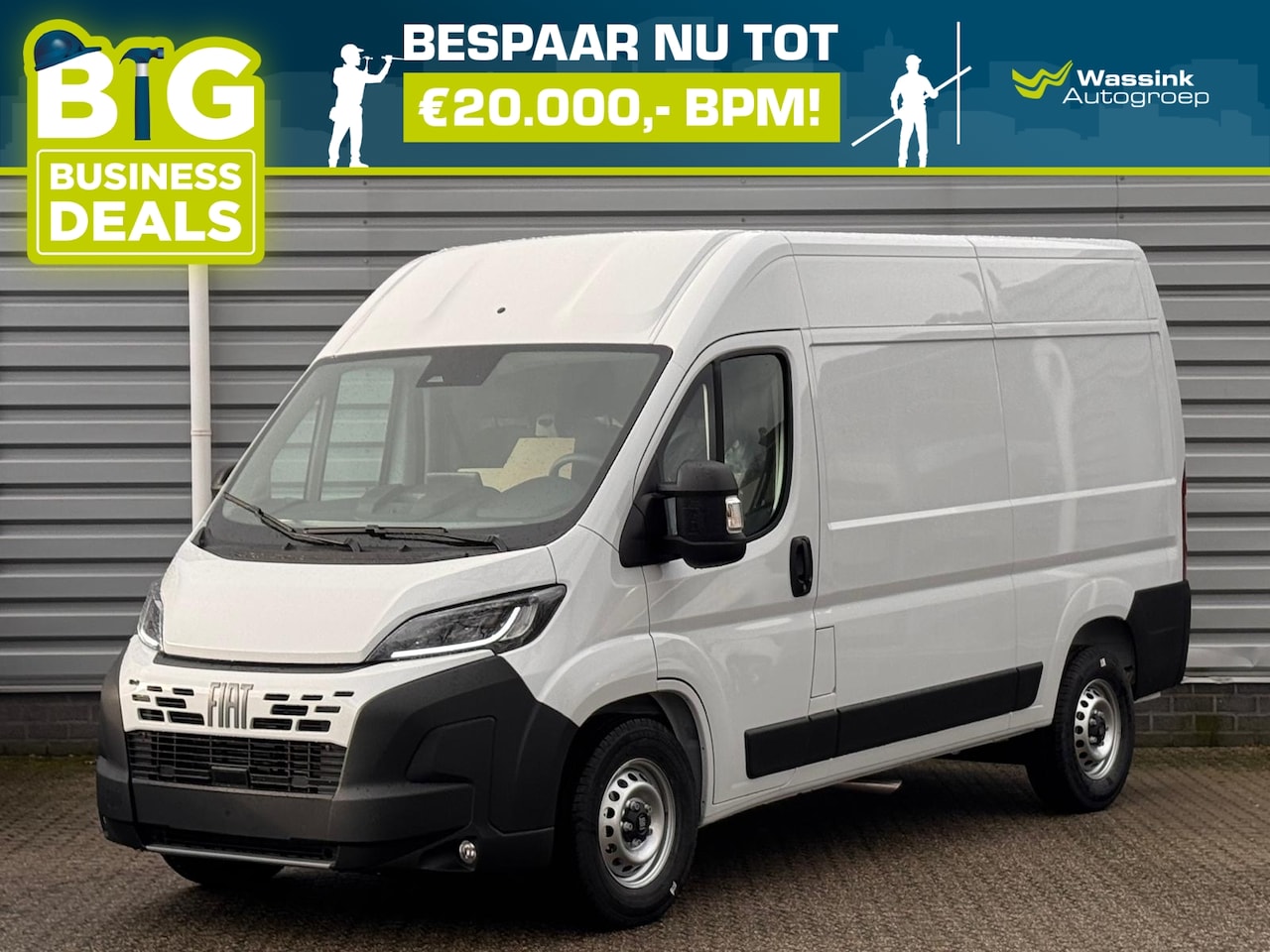 Fiat Ducato - GB 2.2 MJ 140pk S&S L2H2 35 | Automaat | Navigatie | Carplay | Trekhaak | Full LED Koplamp - AutoWereld.nl