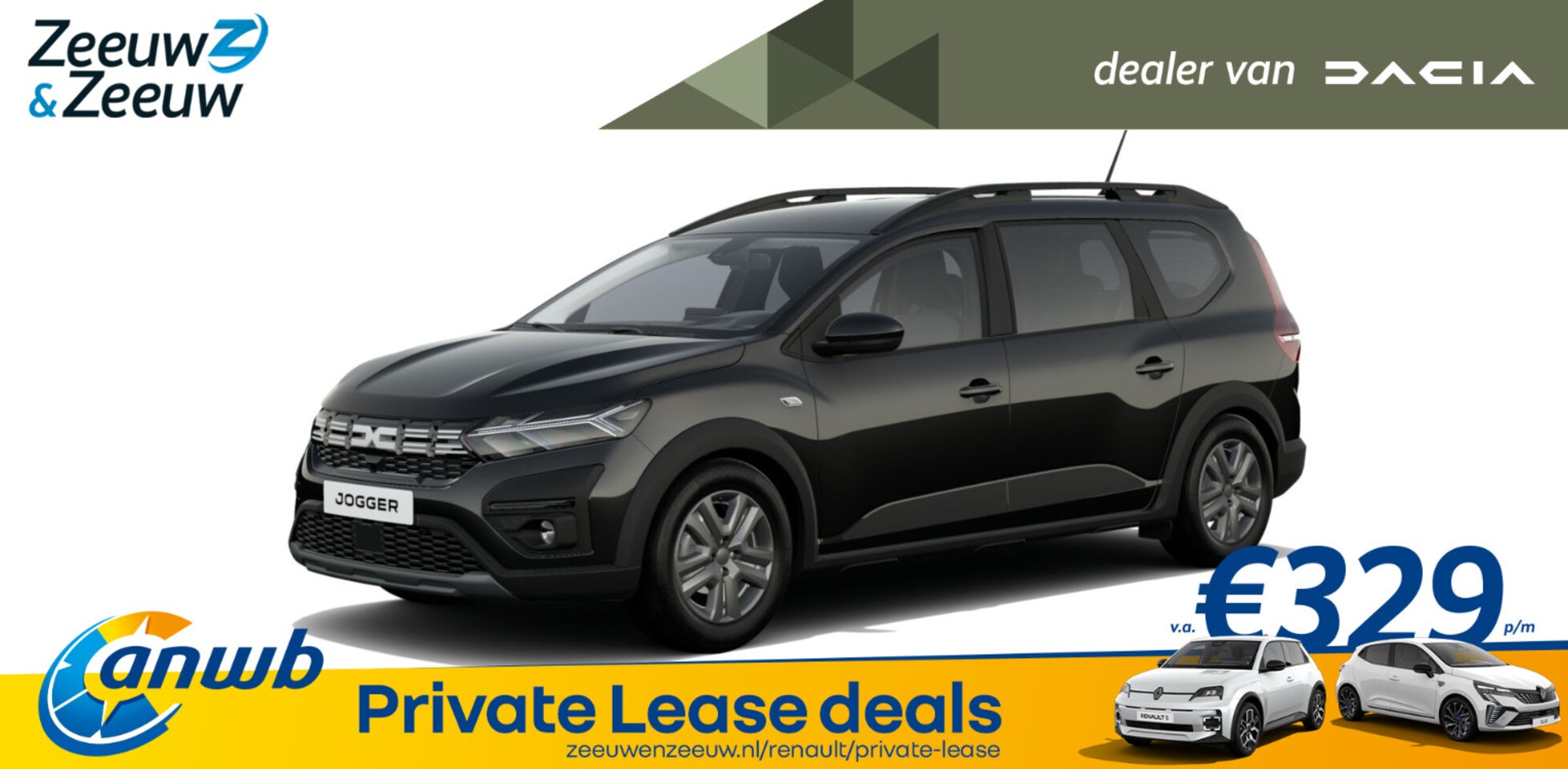 Dacia Jogger - (ANWB Private Lease Actie v.a. € 409,-) TCe 110 Expression 5p. | Wij maken graag een Priva - AutoWereld.nl