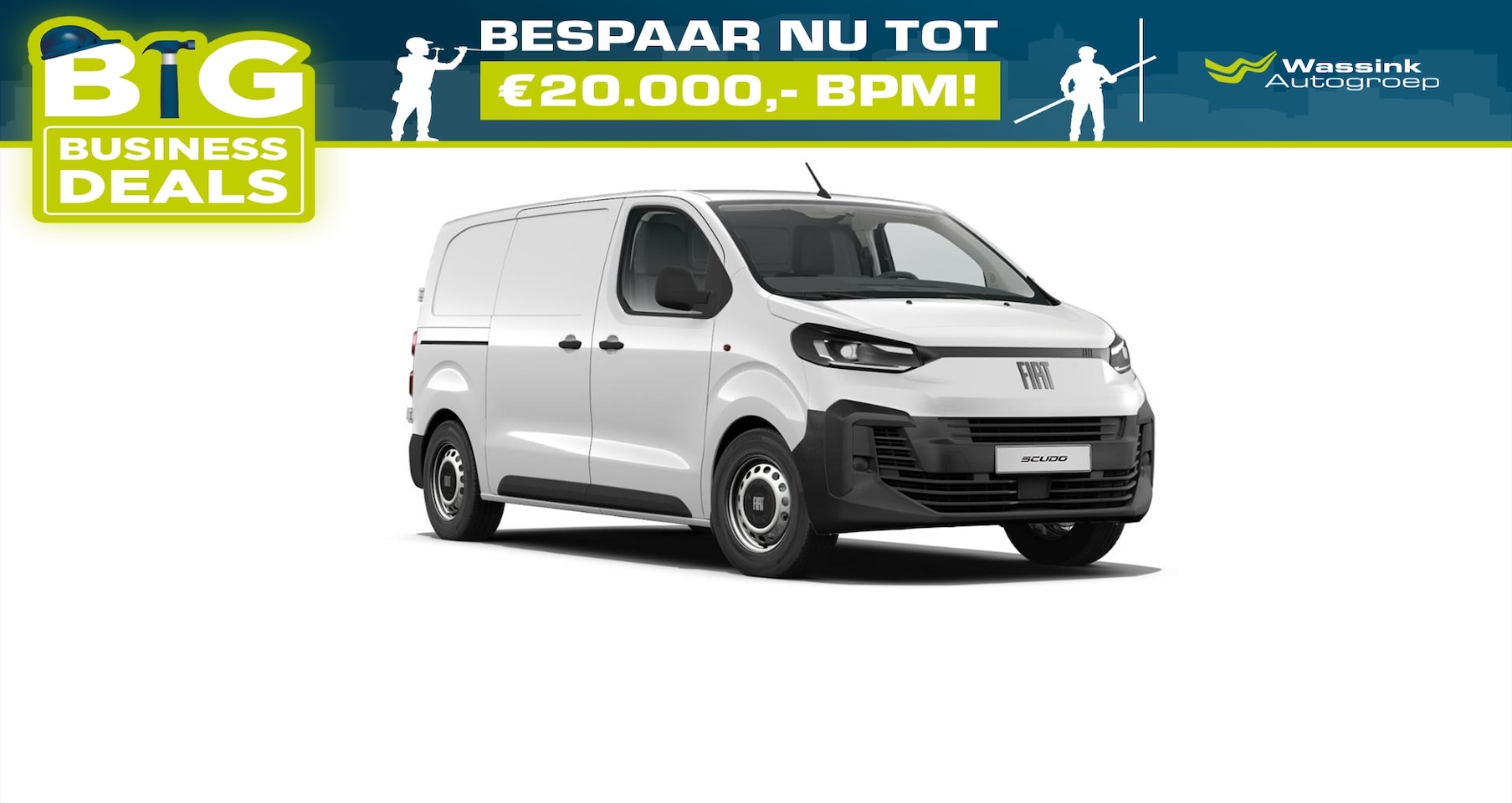 Fiat Scudo - GB 2.0 Diesel 145pk L2 | Navi | Carplay | Moduwork | - AutoWereld.nl