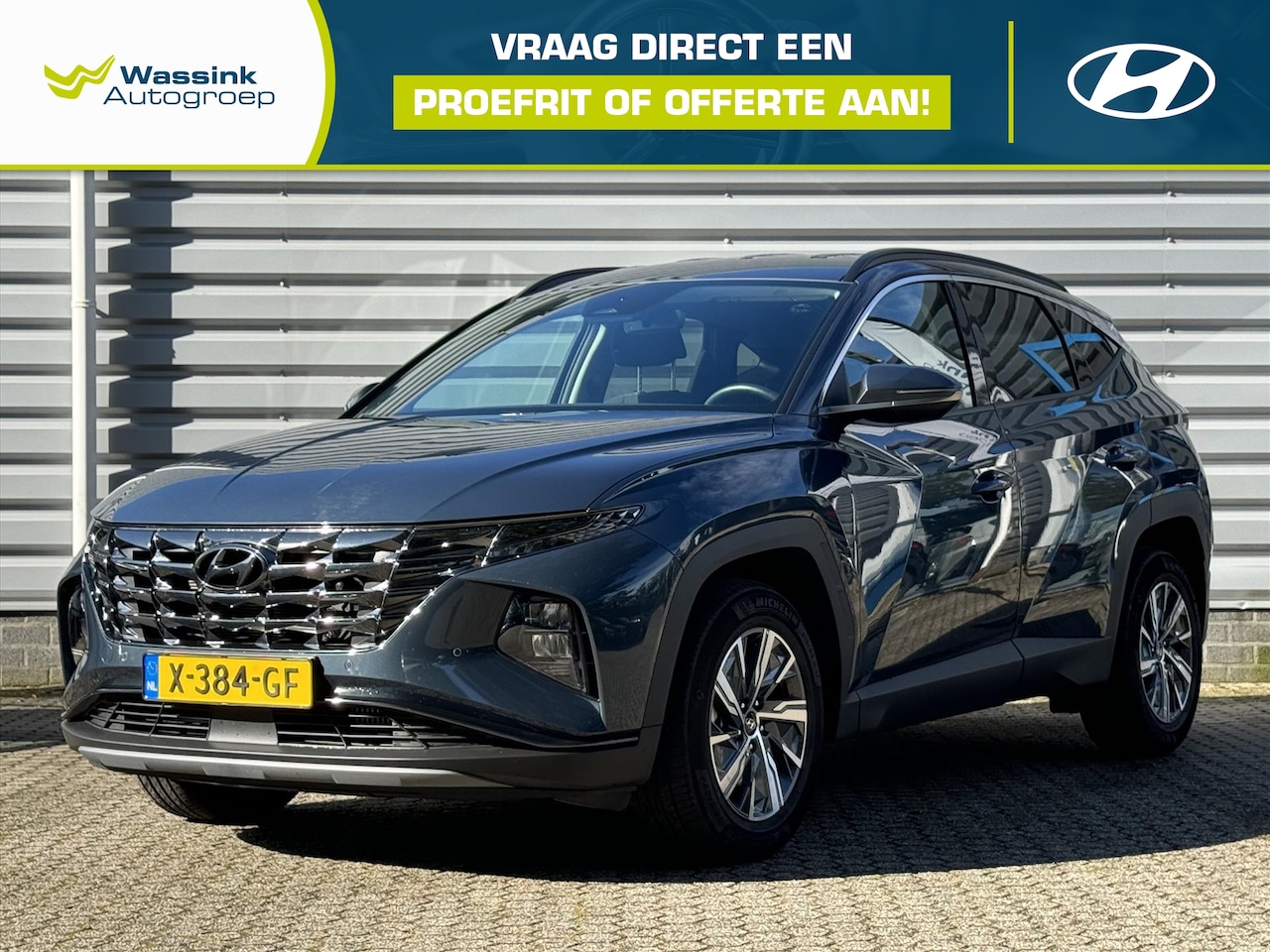 Hyundai Tucson - 1.6 T-GDi HEV 230pk AUTOMAAT Comfort Smart | Navi | Carplay | Stoel en Stuurwielverwarming - AutoWereld.nl