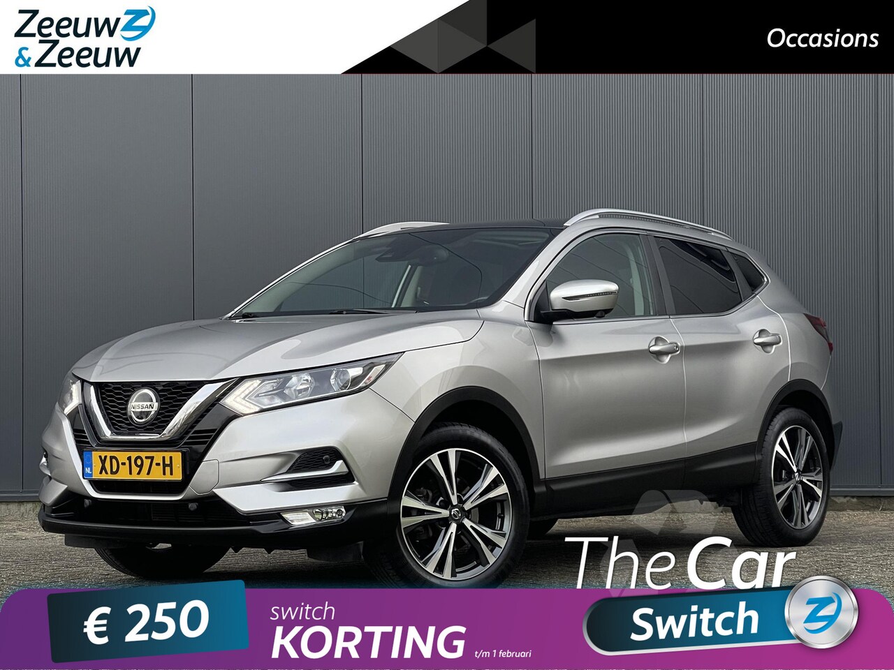 Nissan Qashqai - 1.2 Tekna 17" Clima | Navi | Cruise | 360 Camera | Trekhaak | - AutoWereld.nl