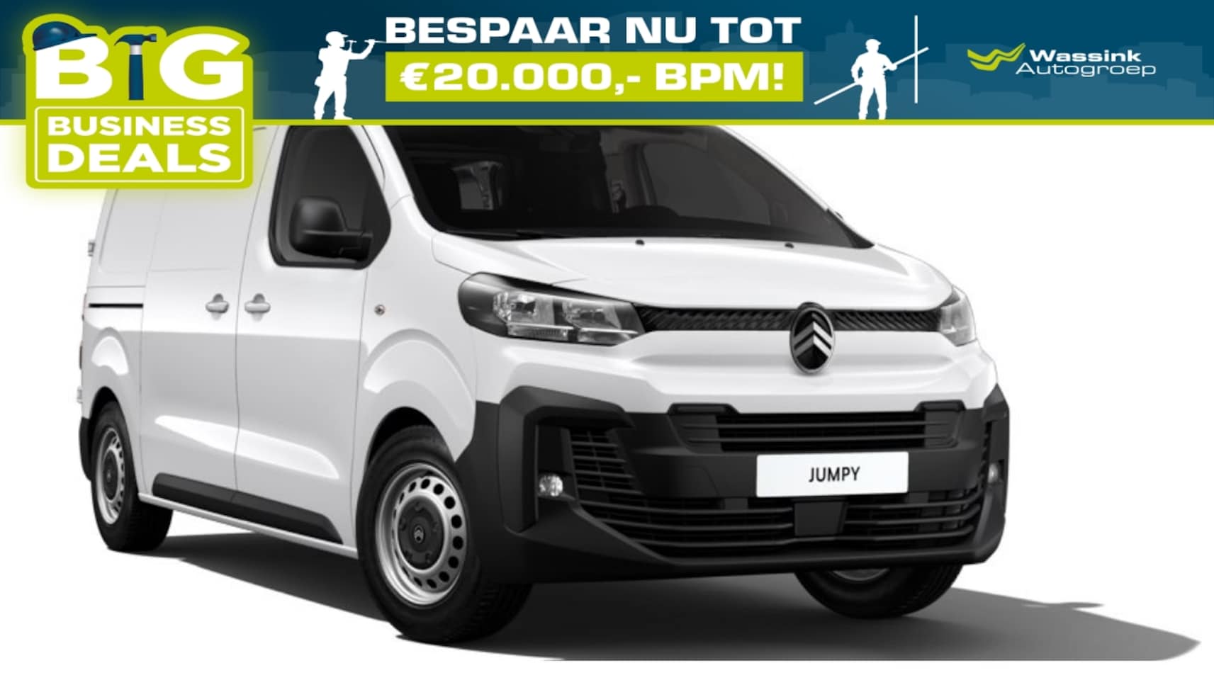 Citroën Jumpy - L2 145pk Automaat EAT8 Navigatie I Trekhaak I Verhoogd laadvermogen I Moduwork en afwerkin - AutoWereld.nl