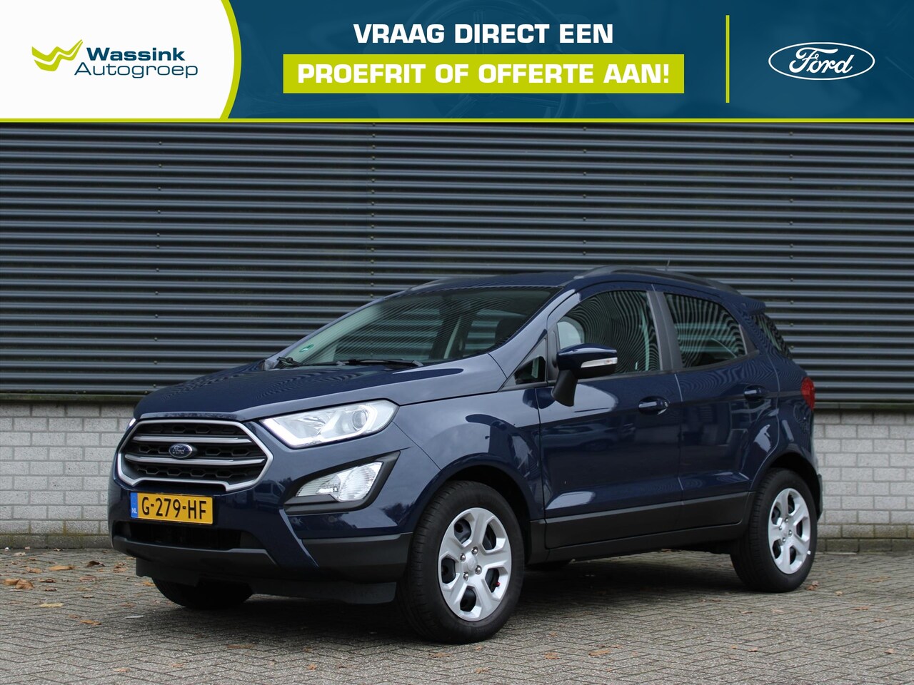 Ford EcoSport - 1.0 EcoBoost 125pk Trend Ultimate | Cruise Control | Navigatie | Parkeersensoren Achter - AutoWereld.nl