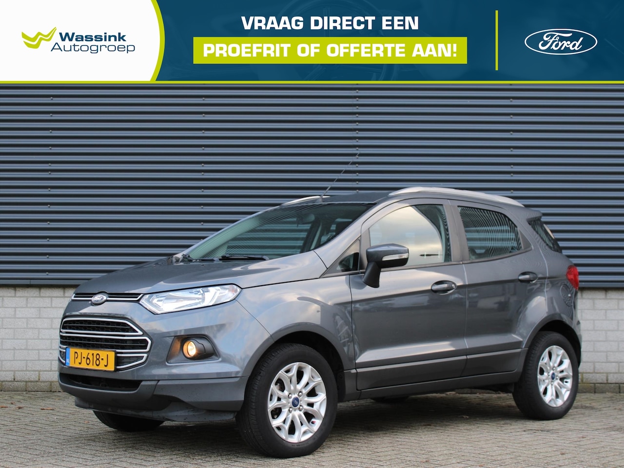 Ford EcoSport - 1.0 EcoBoost 125pk Trend | Parkeersensoren achter | Airco | Lichtmetalen Velgen | Bluetoot - AutoWereld.nl