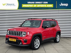 Jeep Renegade - 1.5T e-Hybrid 130pk Limited | Achterruitrijcamera | Keyless Start & Go| Adaptive Cruise Co