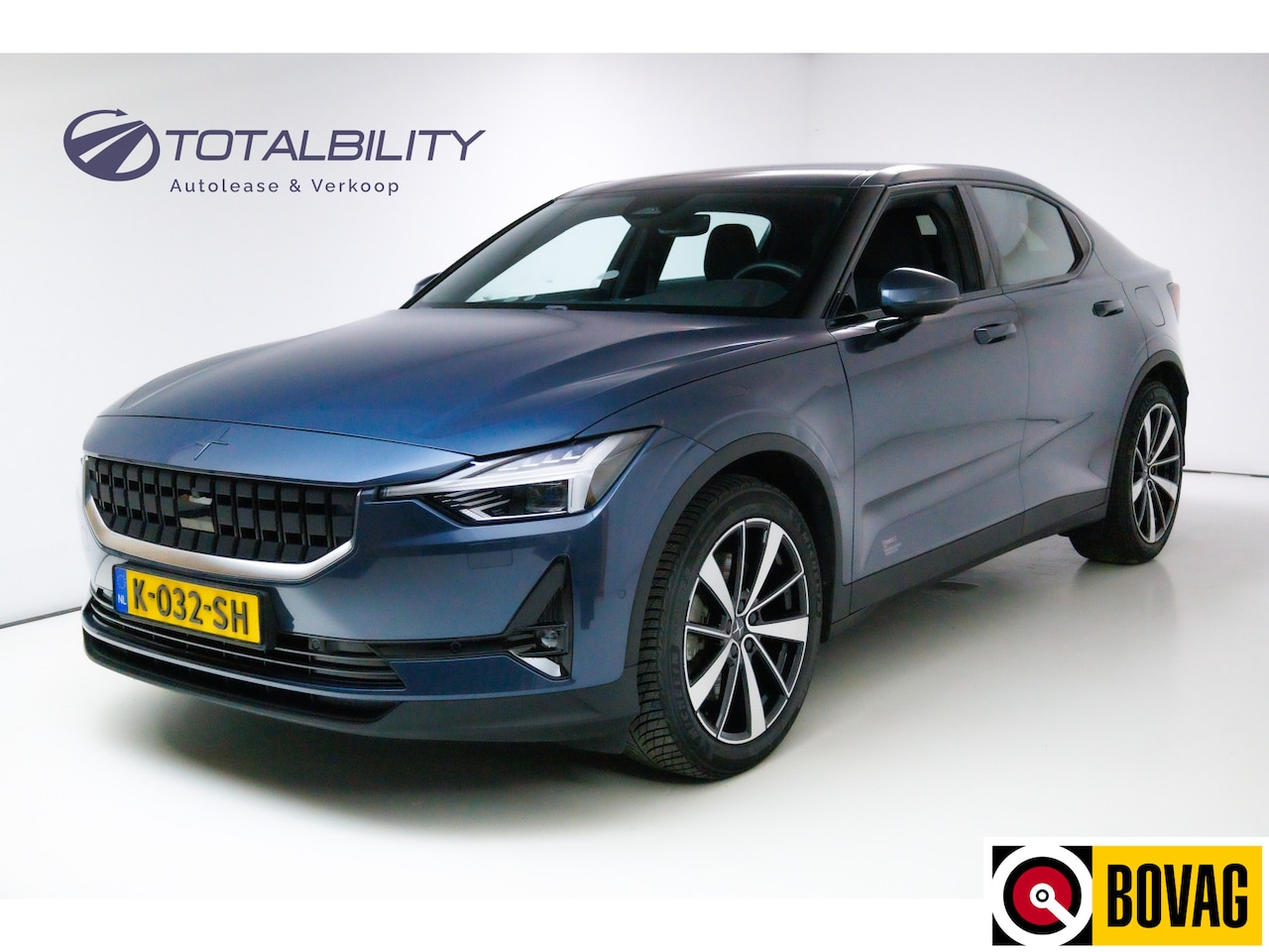 Polestar 2 - Long Range Dual Motor Launch Edition 78kWh 408 PK Panoramadak, Sportstoelen, 19"LMV, Led, - AutoWereld.nl