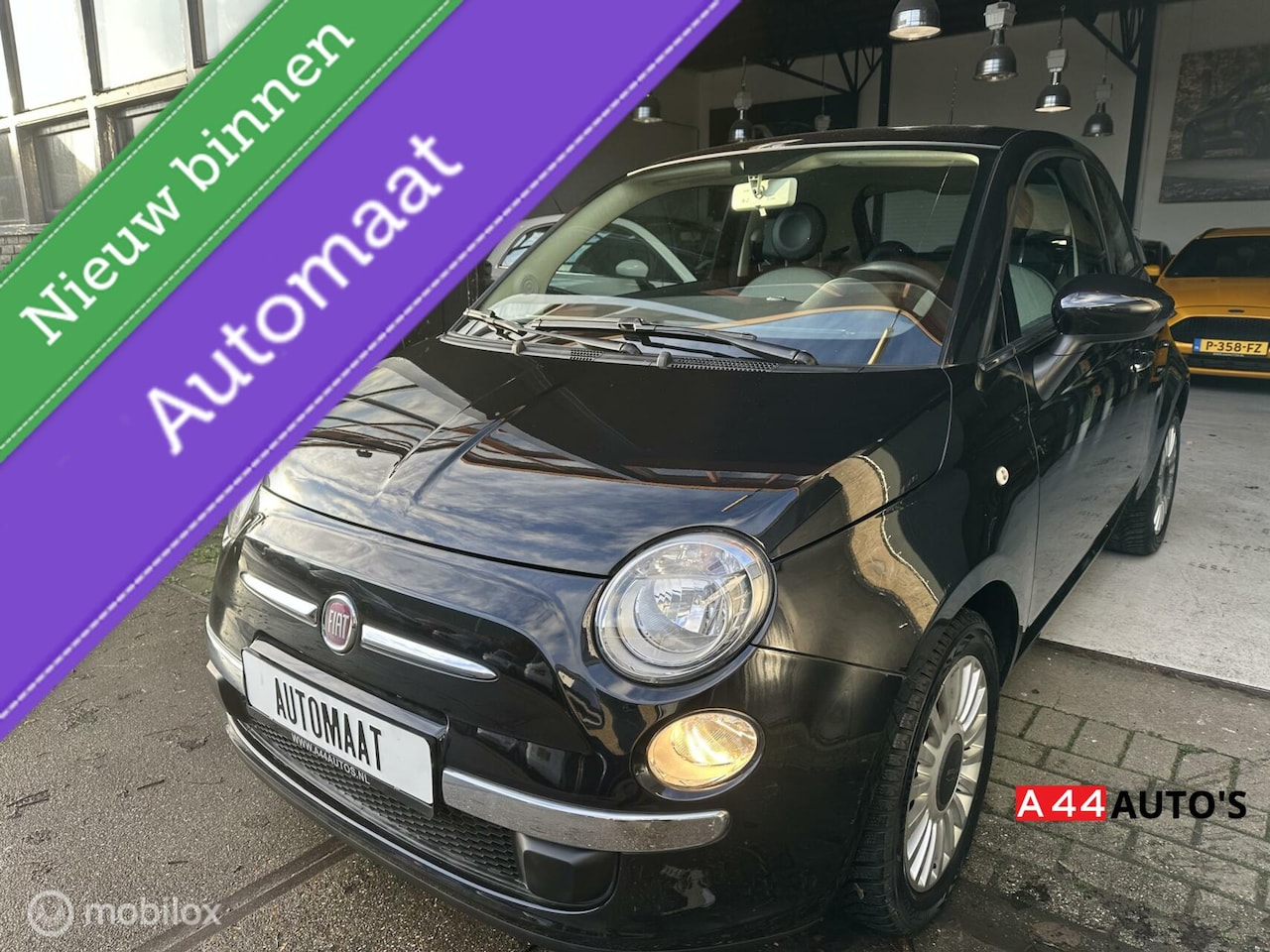 Fiat 500 - 1.2 Lounge*NL NAP✅*AUTOMAAT*APK 2026*PANORAMADAK* - AutoWereld.nl