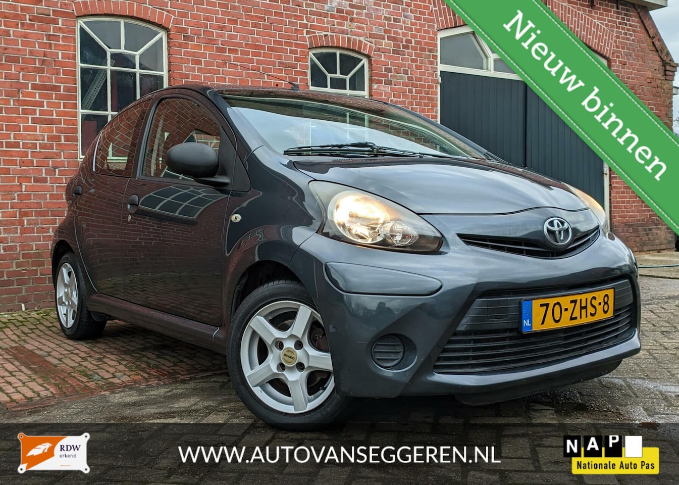 Toyota Aygo - 1.0 VVT-i Comfort 5drs/airco/trekh./APK/garantie - AutoWereld.nl