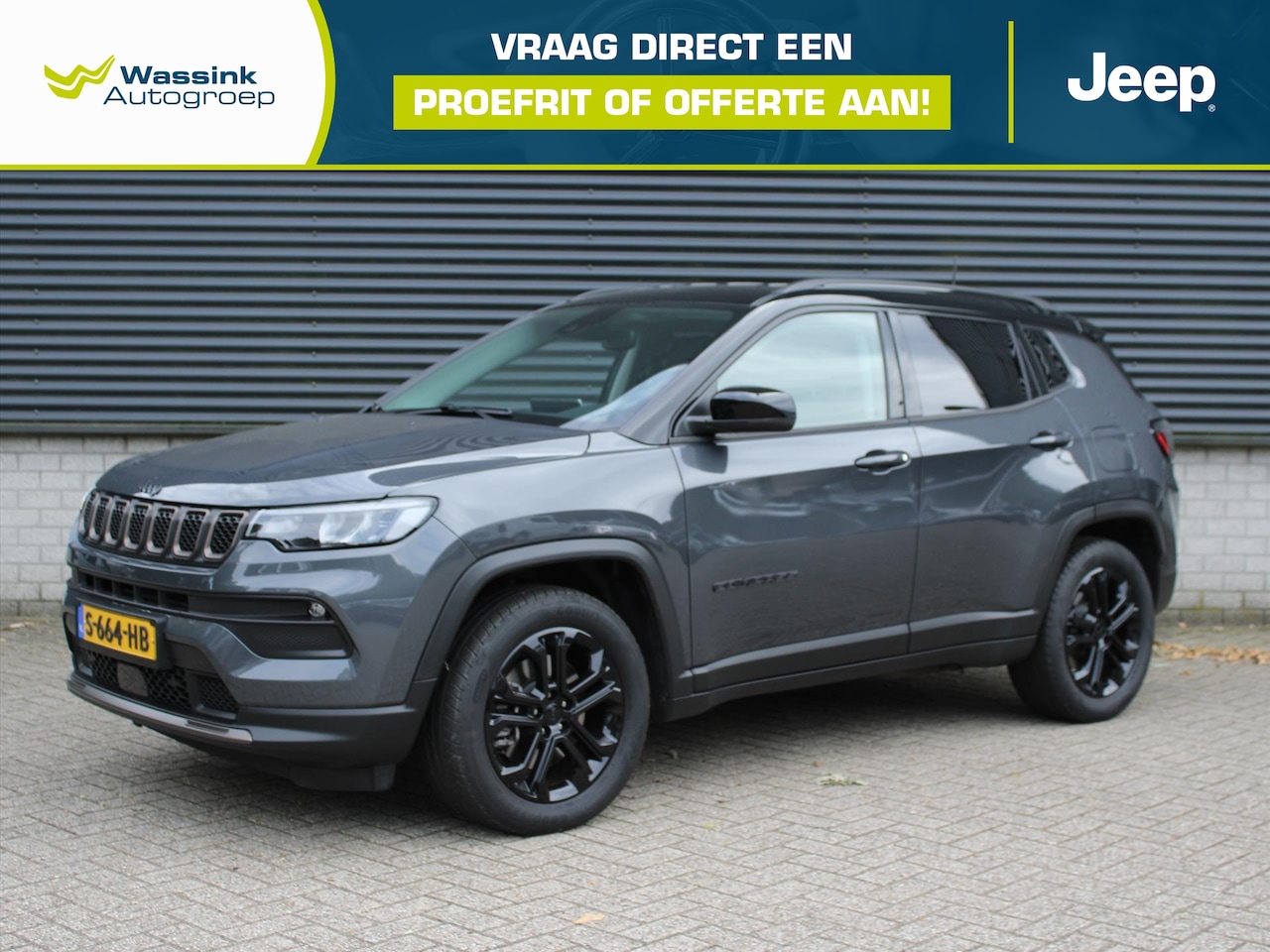 Jeep Compass - 1.3T 4XE 240pk EAWD Upland | Automaat | Navigatie | Adaptive Cruise Control | Camera | Win - AutoWereld.nl