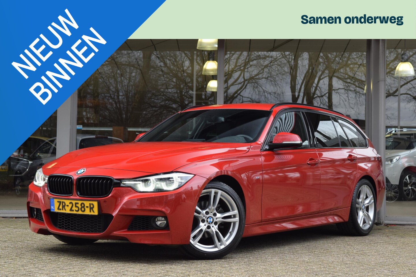 BMW 3-serie Touring - 318i M Sport Autm. met Nav/Sp Leder/Cam/Stoelverwa - AutoWereld.nl