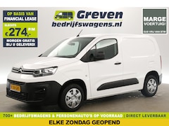 Citroën Berlingo - 1.2 PureTech | MARGE | BENZINE | EMISSIEVRIJE ZONE | 111PK Airco Cruise Parkeersensoren El