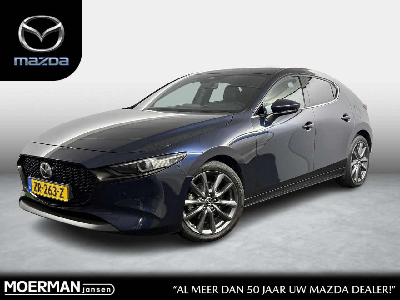 Mazda 3 - 2.0 e-SkyActiv-G M Hybrid 122 Luxury / NL auto / Leder / Navigatie / Bose Premium - AutoWereld.nl