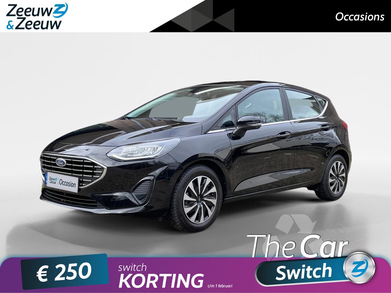 Ford Fiesta - 1.0 EcoBoost Hybrid Titanium 125pk | Keyles Entry | LED | Winter Pack | Climate Control | - AutoWereld.nl