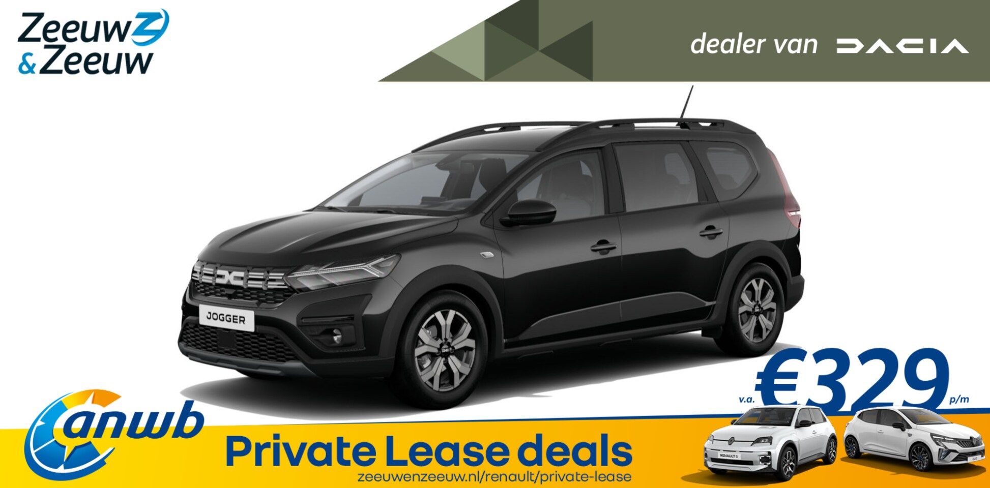 Dacia Jogger - (ANWB Private Lease Actie v.a. € 459,-) Hybrid 140 Expression 7p. | Wij maken graag een Pr - AutoWereld.nl