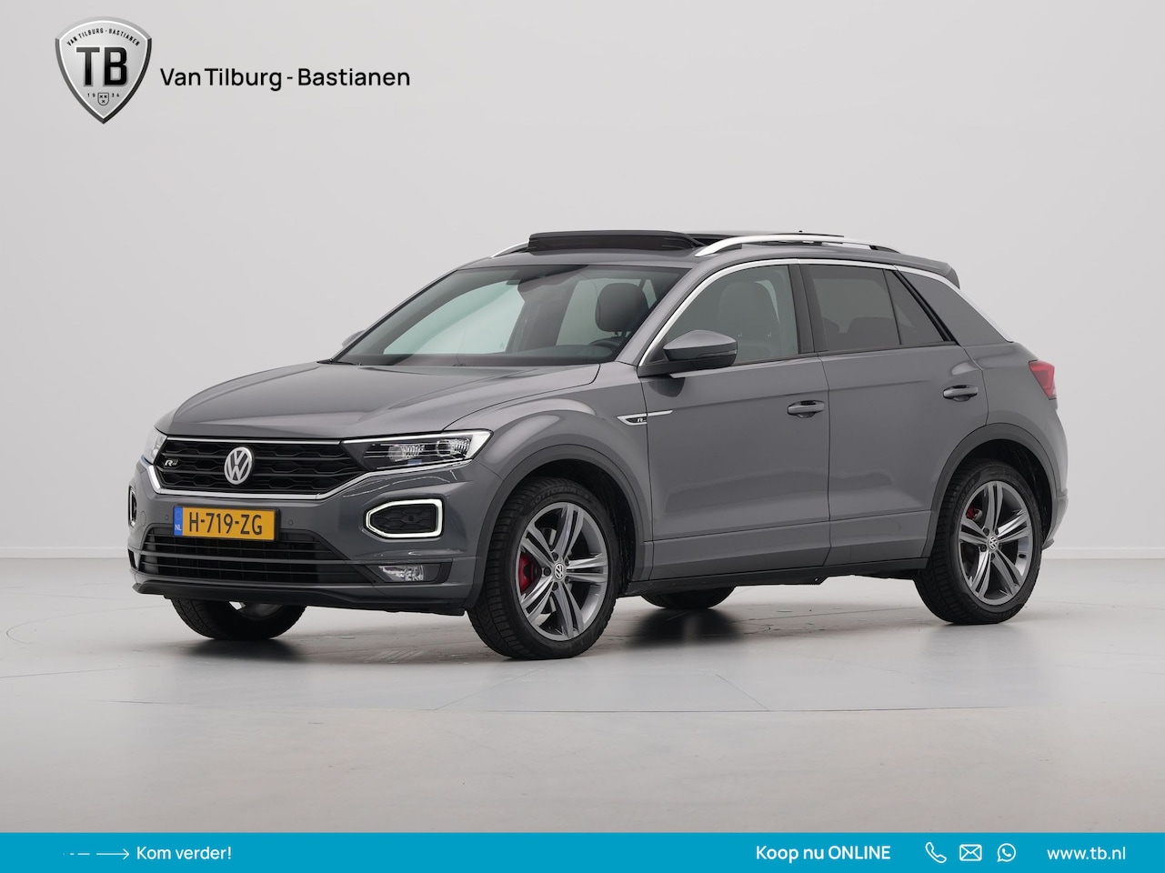 Volkswagen T-Roc - 1.5 TSI 150pk DSG Sport R-Line Panorama Navigatie Led Virtual Cockpit - AutoWereld.nl