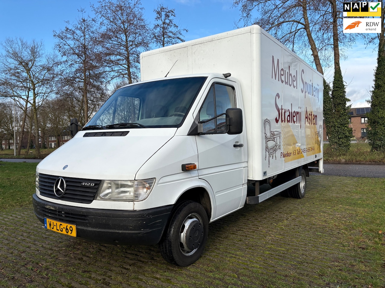 Mercedes-Benz Sprinter - 412 D Xlang / bakwagen / dubbellucht - AutoWereld.nl