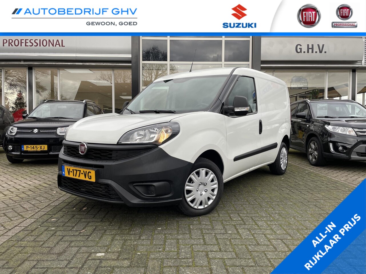 Fiat Doblò Cargo - 1.6 MJ L1H1 Pro Edition 1.6 MJ 105pk L1H1 PRO EDITION - AutoWereld.nl