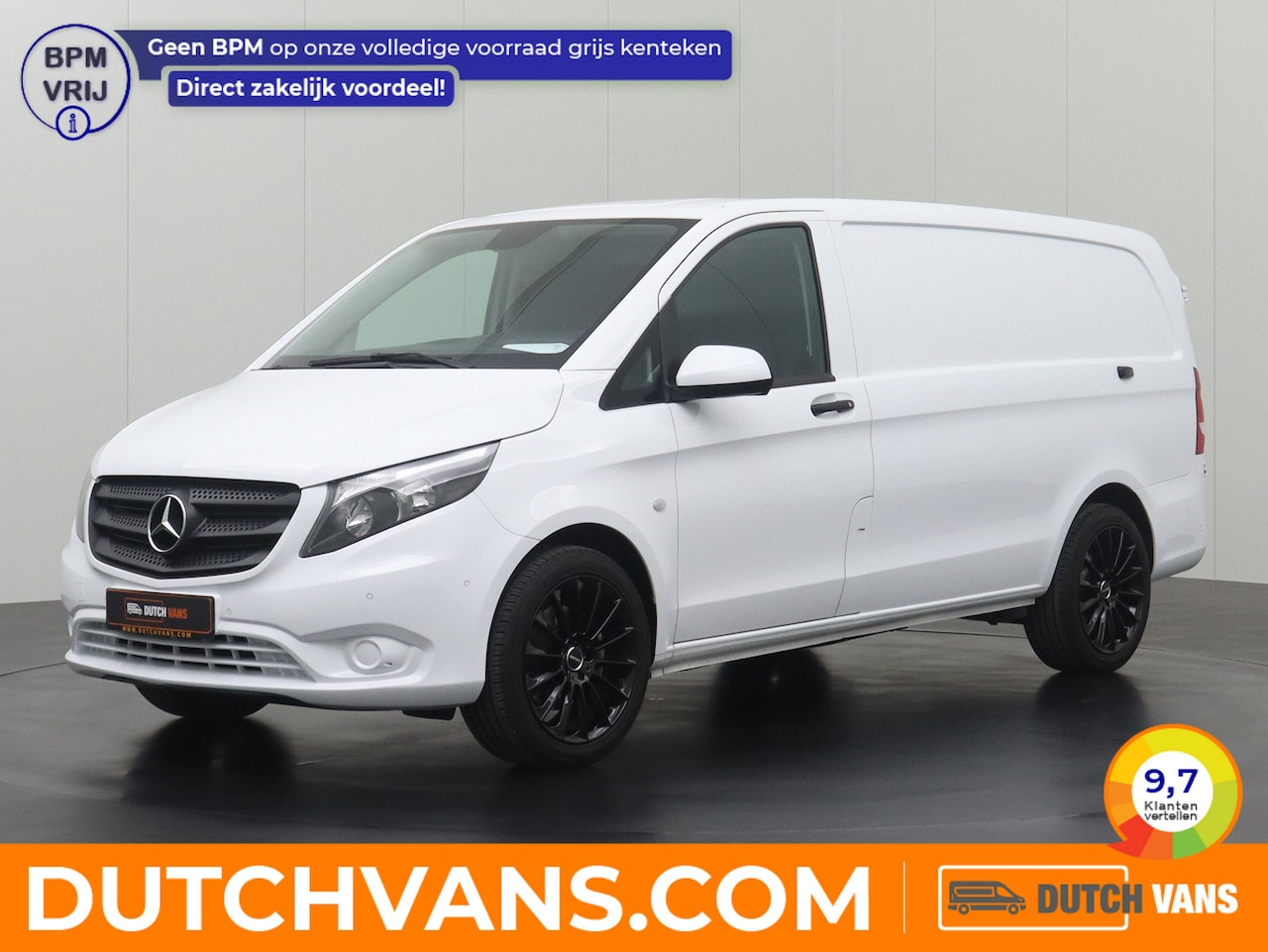 Mercedes-Benz Vito - 119CDI 7G-Tronic Automaat Lang | Airco | 3-Persoons | Camera | Betimmering - AutoWereld.nl