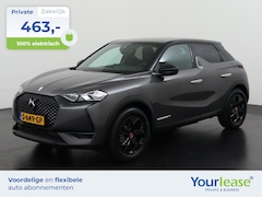 DS 3 Crossback - E-Tense Performance Line 50 kWh | All-in 463, - Private Lease | Zondag Open