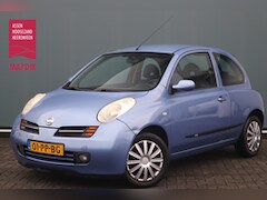 Nissan Micra - BWJ 2004 1.4 Acenta 89PK AIRCO / STUURBEKRACHTIGING / RADIO CD / APK 23-10-2025