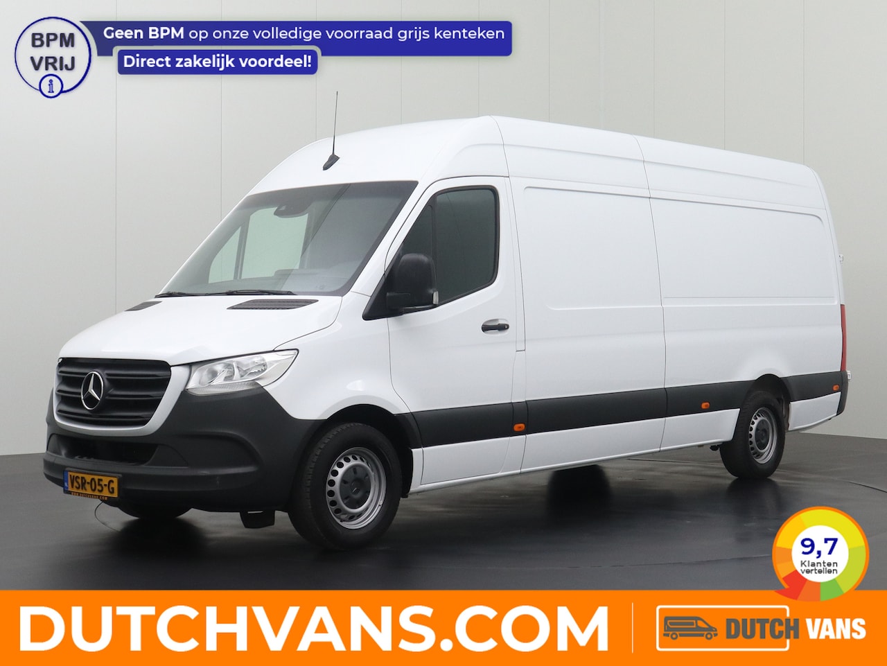 Mercedes-Benz Sprinter - 319CDI 7G-Tronic 3.0V6 Automaat L3H2 3500Kg TH | Touchscreen Navigatie-Camera | 3-Persoons - AutoWereld.nl