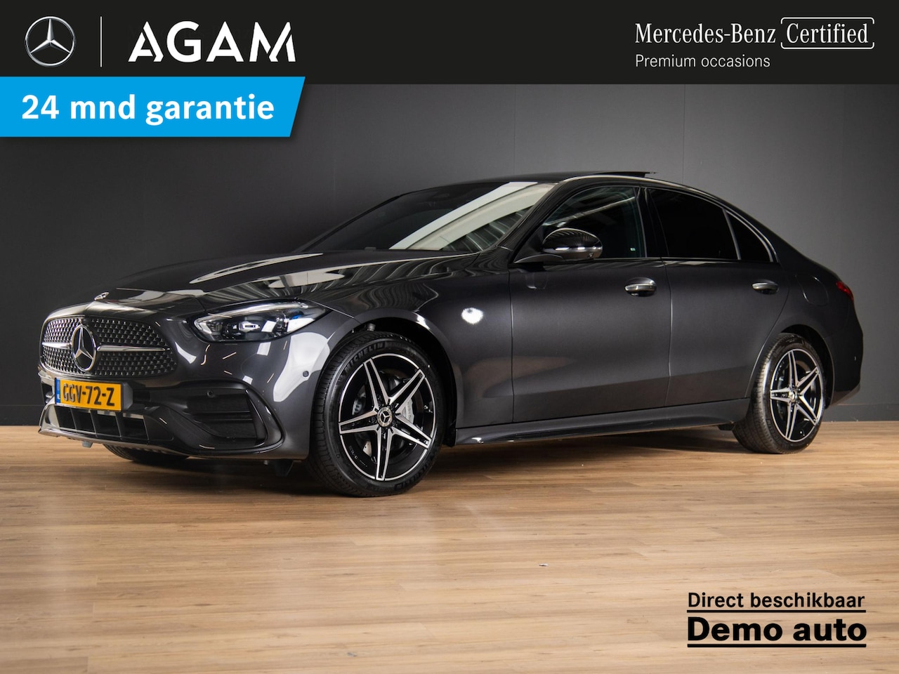 Mercedes-Benz C-klasse - Limousine 300 e AMG Line Premium PLUS | Panorama dak - AutoWereld.nl