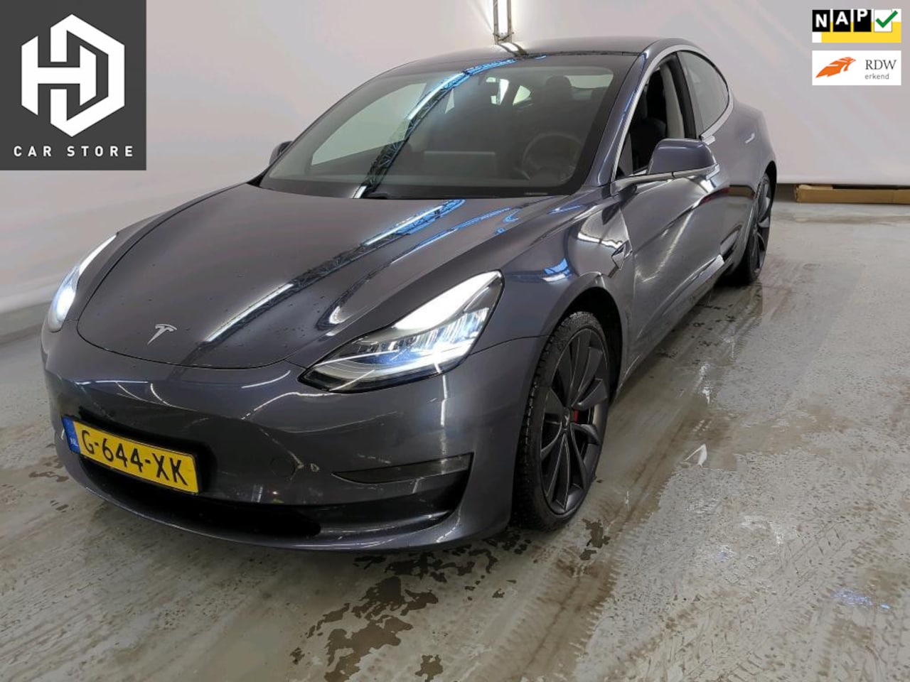 Tesla Model 3 - Performance AWD 75 kWh 85% SOH 462PK - AutoWereld.nl