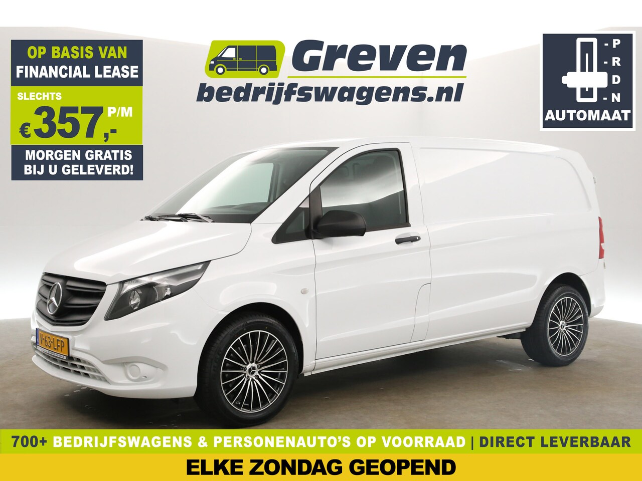 Mercedes-Benz Vito - 114 CDI Automaat Airco Camera Cruise Carplay Trekhaak Navigatie 18"LMV Stoelverwarming 3 P - AutoWereld.nl