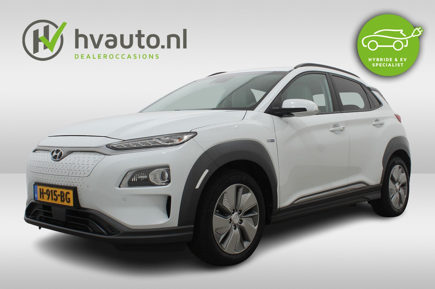 Hyundai Kona Electric - EV 204PK PREMIUM 64 KWH | Leer | Schuifdak | Stoelverwarming/Ventilatie - AutoWereld.nl