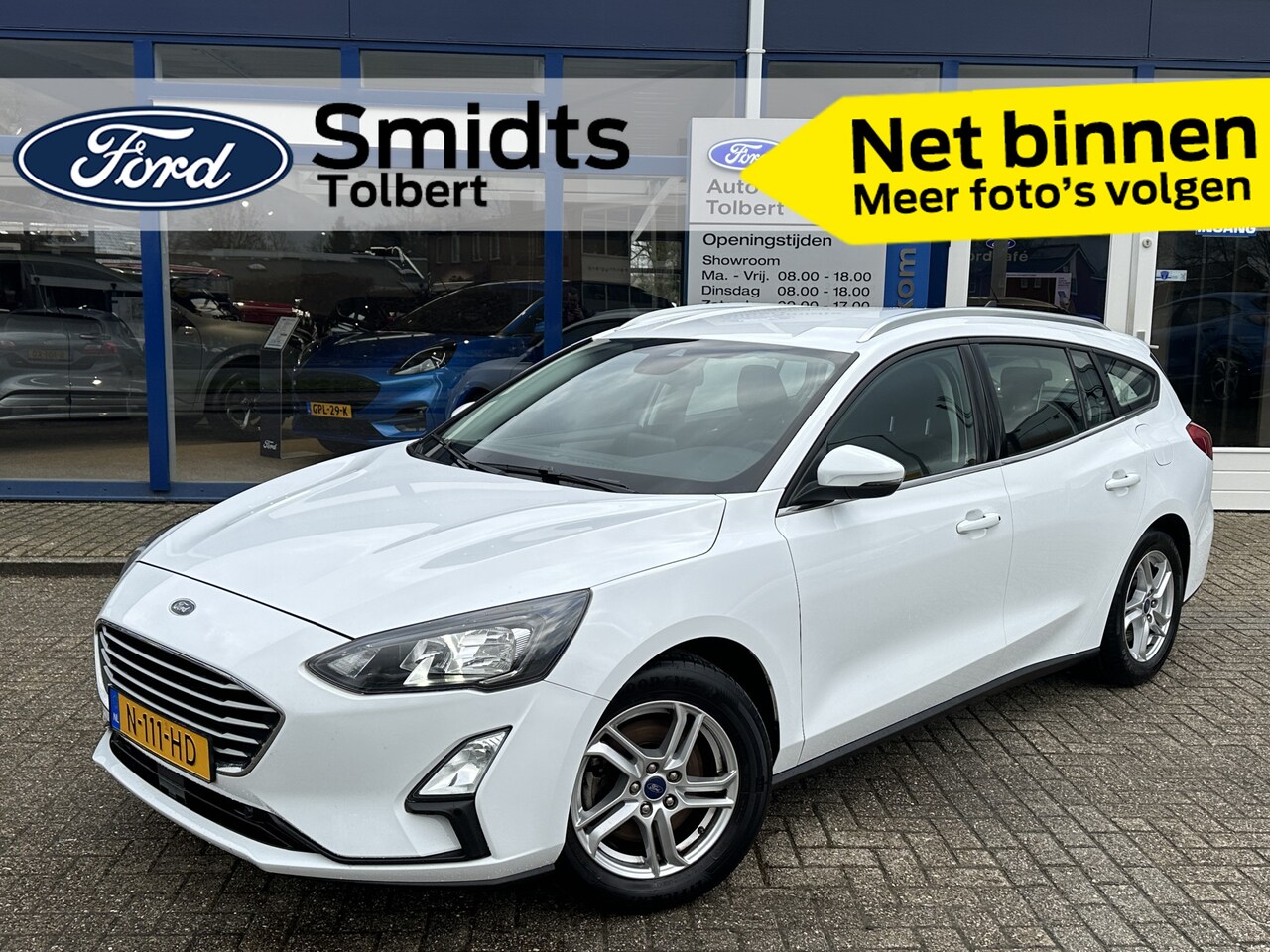 Ford Focus Wagon - EcoBoost 125PK Hybrid Trend Edition Business AGR stoel I LED I Camera I Navi I Cruise - AutoWereld.nl