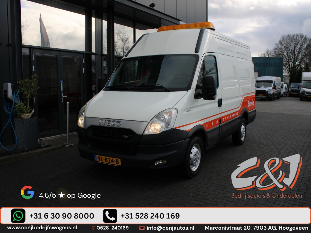 Iveco Daily - 35S13V 300 H1 35 S airco cruise  carplay 3500 kg trgw service auto - AutoWereld.nl