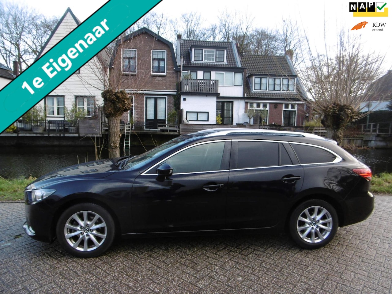 Mazda 6 Sportbreak - 2.0i 145pk 1e eigenaar Navi Clima Xenon Historie - AutoWereld.nl