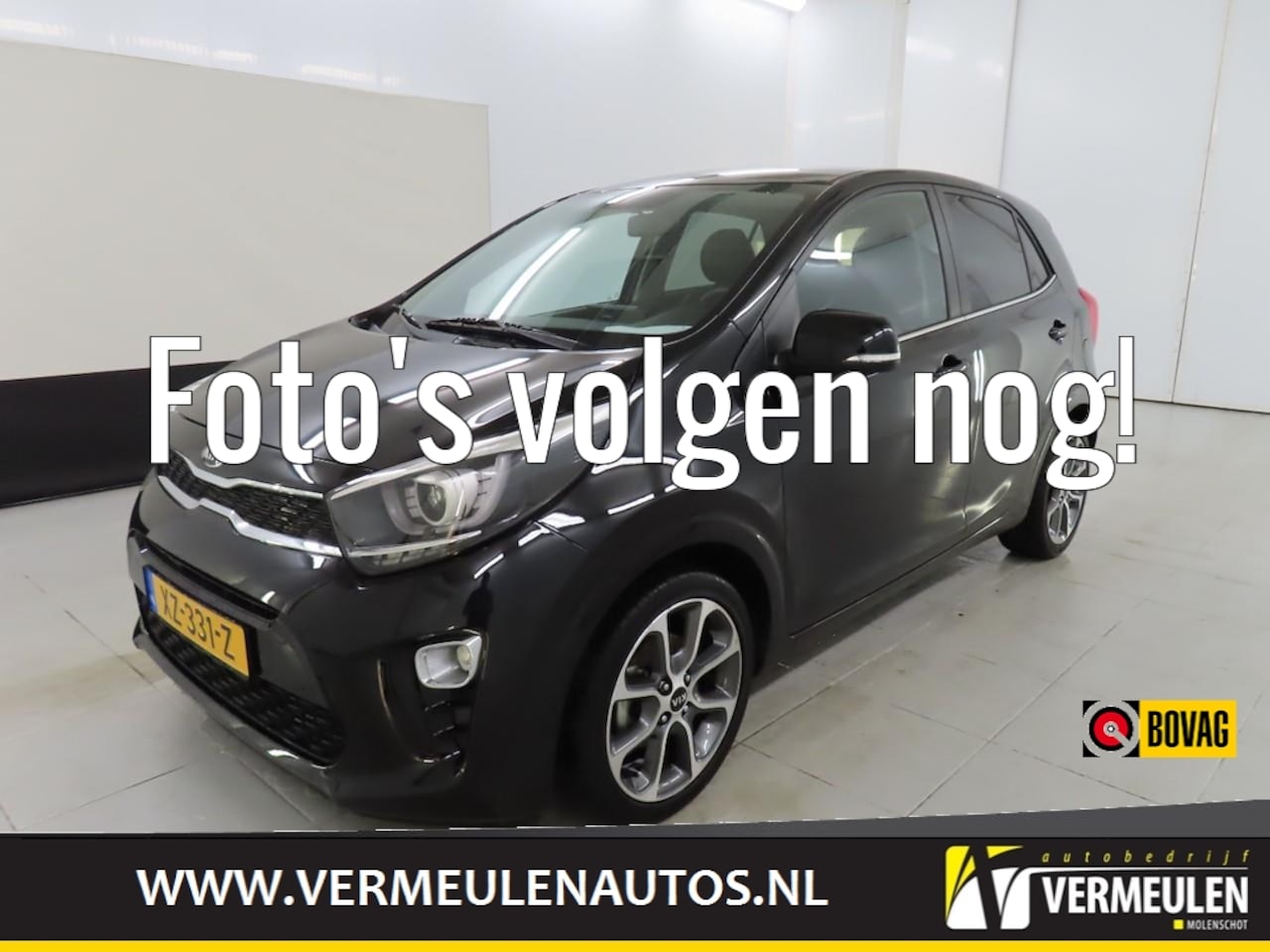 Kia Picanto - 1.0 MPi 67PK Design Edition + 16''/ Navi/ Clima/ Camera/ Cruise/ Leder/ NL auto - AutoWereld.nl