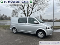 Volkswagen Transporter - 2.0 TDI L1H1 T800 DC Comfortline * EURO 5 * NIEUWE APK * AIRCO * TREKHAAK * DUBBEL CABINE