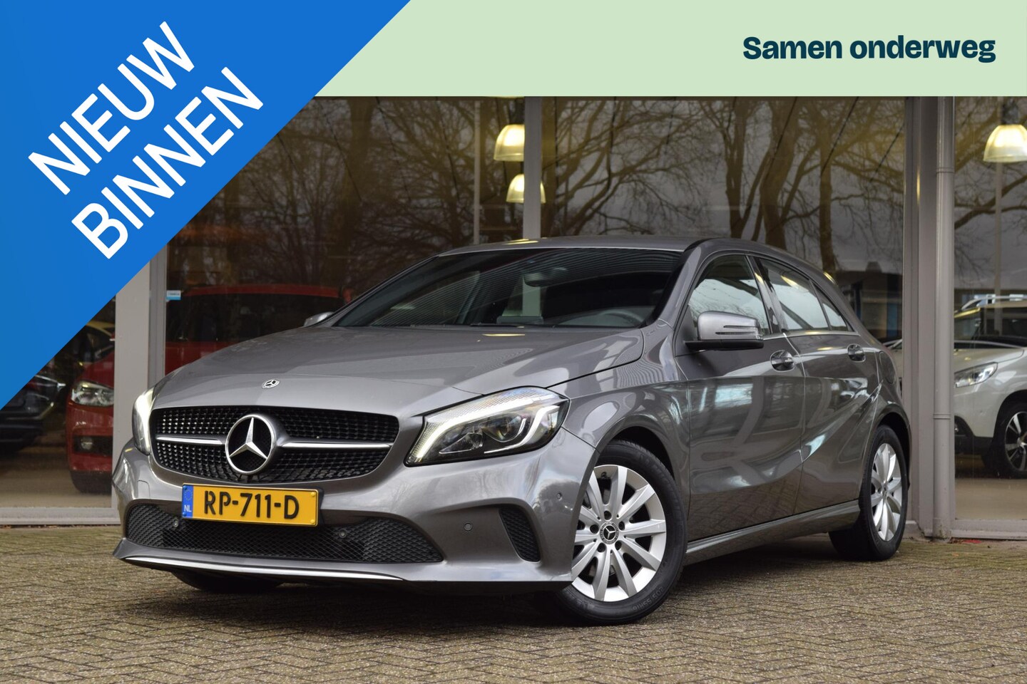 Mercedes-Benz A-klasse - 180 Business Solution Autm met Led/Gr Nav/Cam/Pdc - AutoWereld.nl