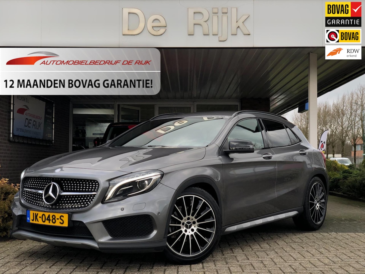 Mercedes-Benz GLA-Klasse - 200 Prestige AMG Styling/Night Pakket | Navi, Camera, El. A.klep, Stoelverw., Leder/Alcant - AutoWereld.nl