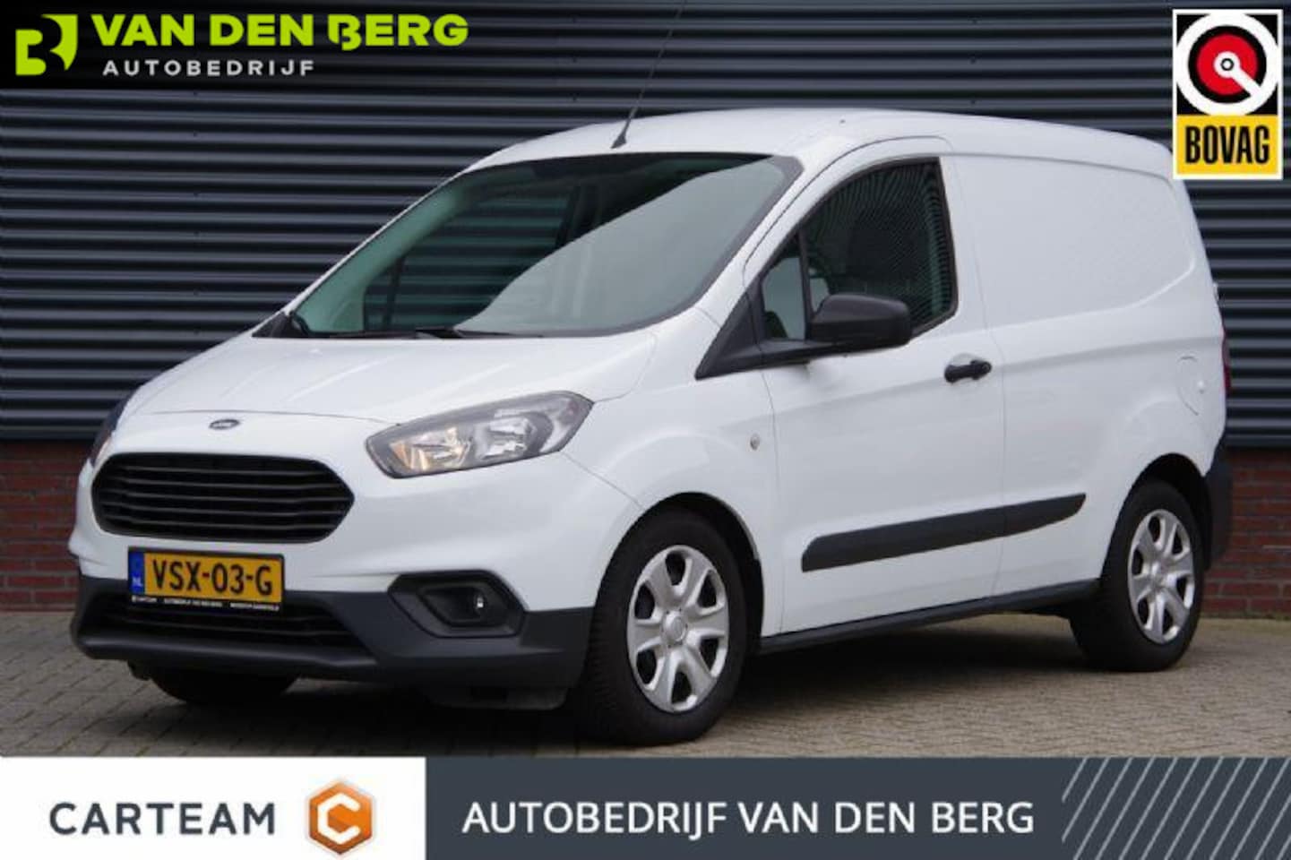 Ford Transit Courier - 1.5 TDCI Trend Duratorq S&S 100PK, AIRCO, DAB+, SCHUIFDEUR, LEDEREN STUURWIEL, BLUETOOTH - AutoWereld.nl