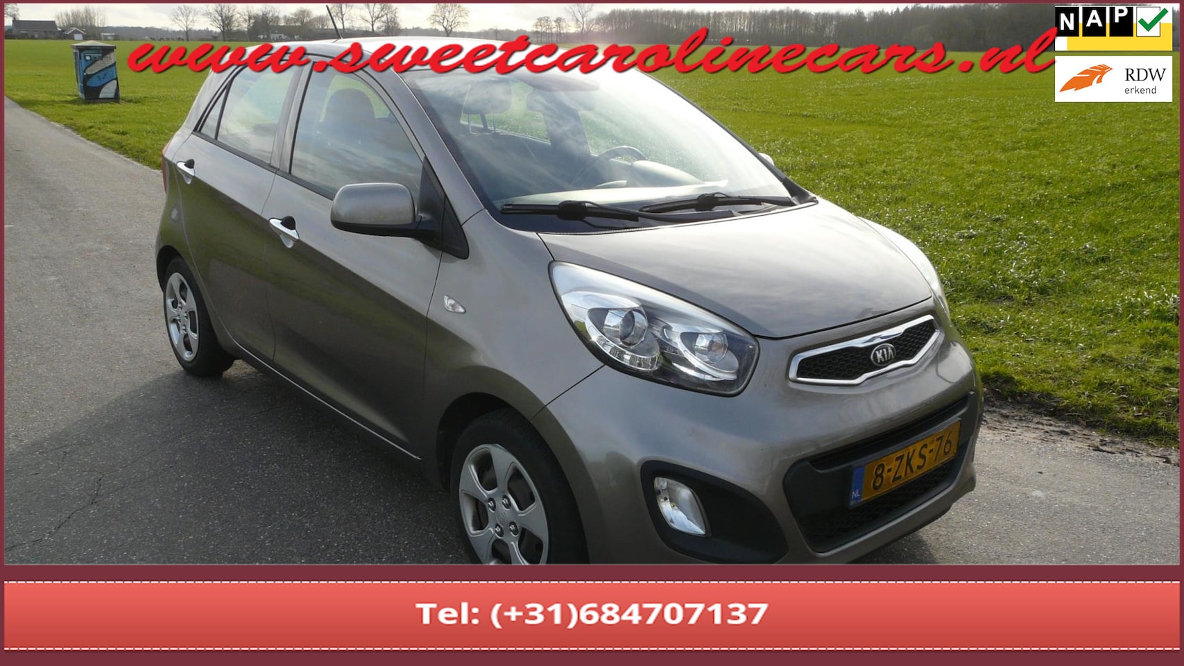 Kia Picanto - 1.0 CVVT BusinessLine 1.0 CVVT BusinessLine,Airco.Elec.pakket,grootbeeld Navi! - AutoWereld.nl