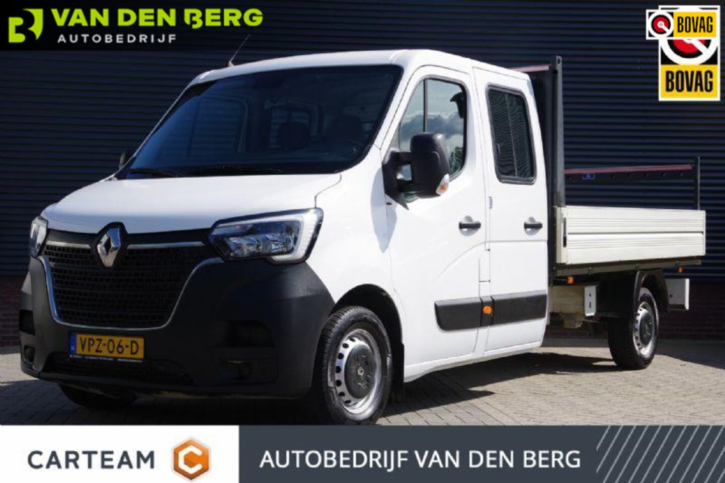 Renault Master - T35 2.3 dCi L3 OPEN LAADBAK, 150PK, DC-7P, AIRCO, TREKHAAK, DUBBELE CABINE, PICK-UP, OPENL - AutoWereld.nl